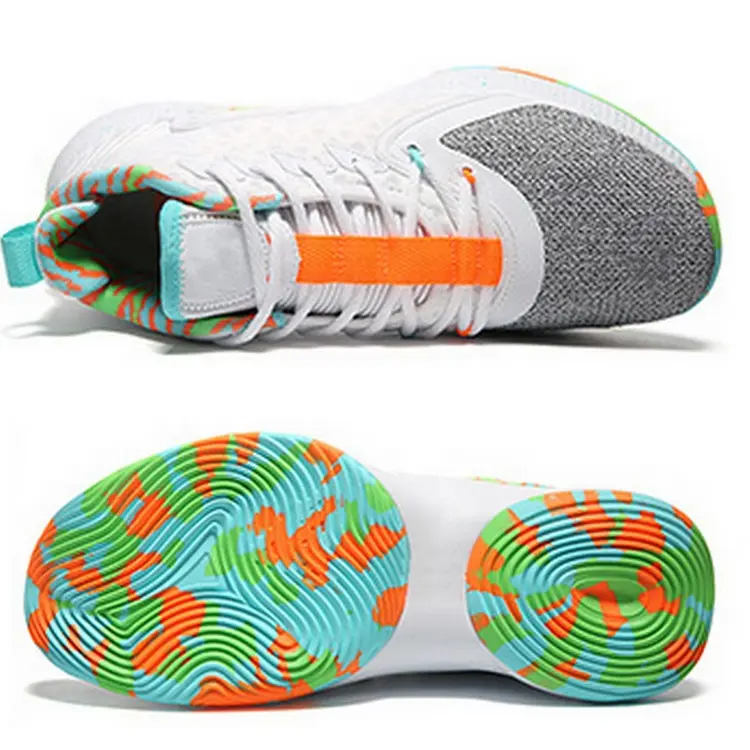 Custom LOGO Design New Style Outdoor Warrior James Custom Wholesale Anti-Odor Anti-Slip Basketball Shoes Men